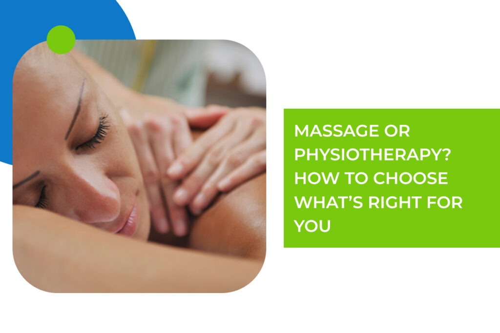 A woman lies on a massage bed, with a pair of hands giving her a back massage. Beverly Physiotherapy is proud to lend a hand to help you feel your best.